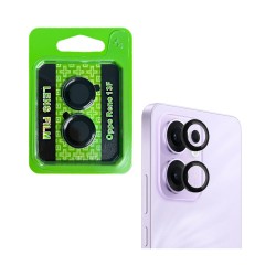 Protector de Cristal de Cámara Trasera para Oppo Reno13 F Negro Protector de Cristal de Cámara Trasera para Oppo Reno13 F Negro